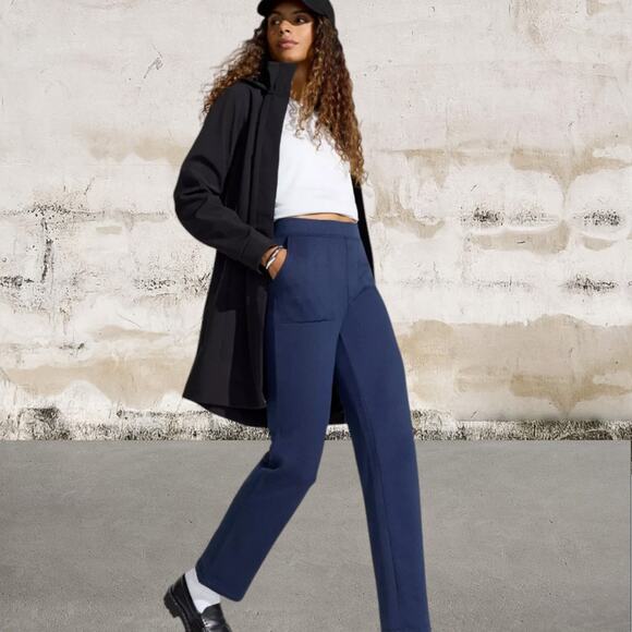 Mondetta NWT Women’s Herringbone Pant Blue Size XL - Picture 1 of 7